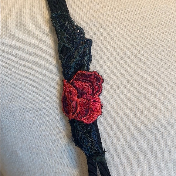 Beautiful Italian Cotton Club Rose Bra Sz 32S - Picture 2 of 10